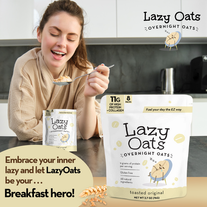 Gourmet Overnight Oats | Toasted Original (8 Pack)